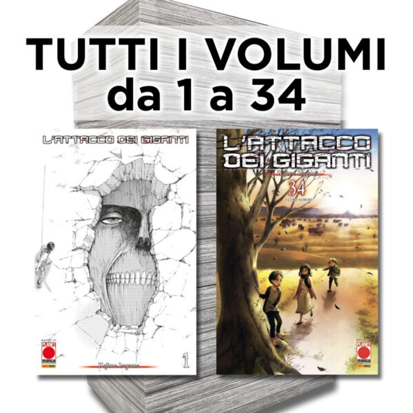 L'Attacco dei Giganti 1/34 - Ristampa - Serie Completa - Panini Comics - Italiano - MyComics