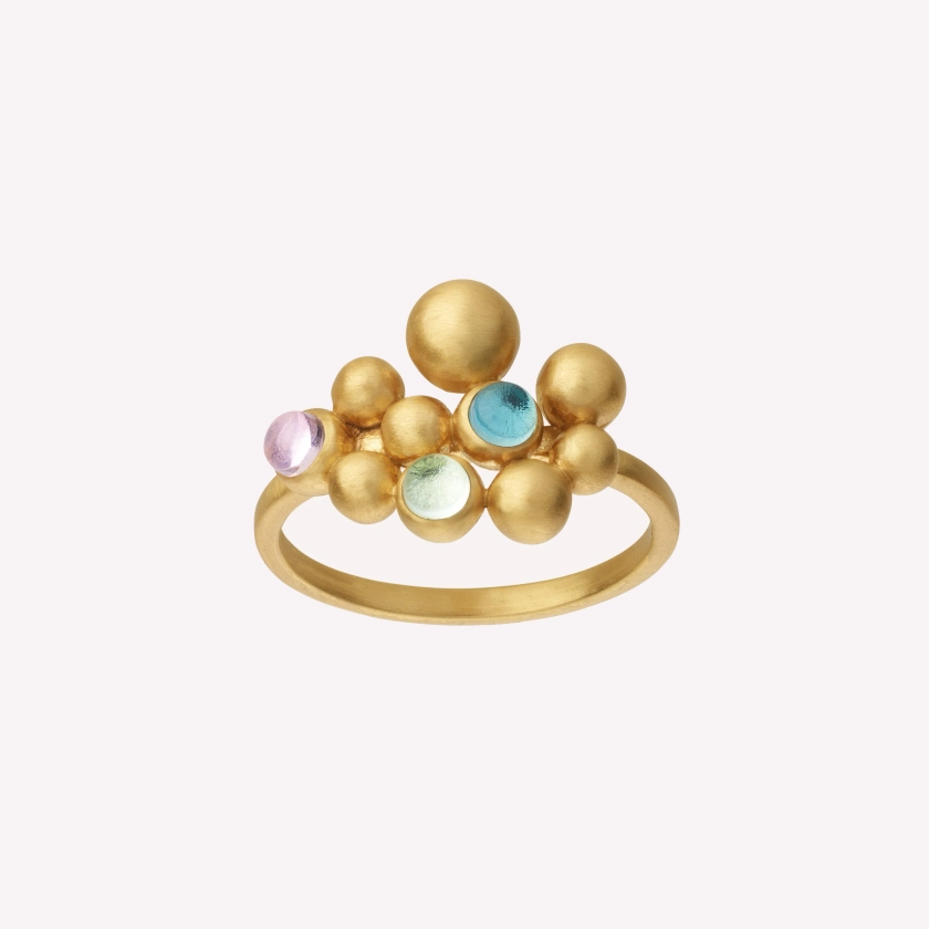 Pebbles Ring farbig