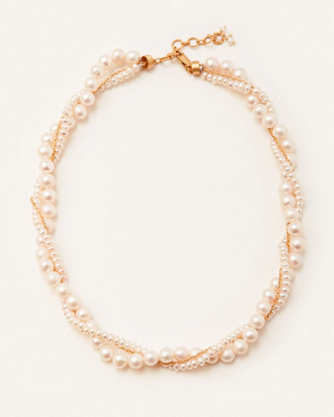 Mae statement pearl necklace