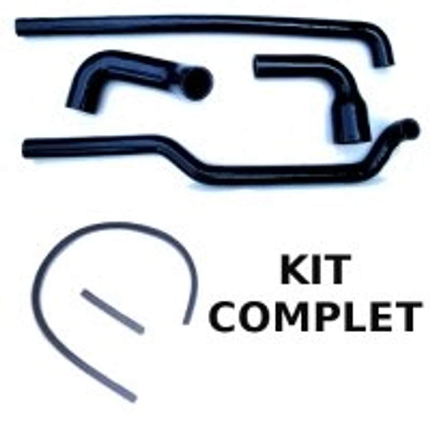 Kit durites refroidissement silicone pour Renault R4 4L à moteur Billancourt.