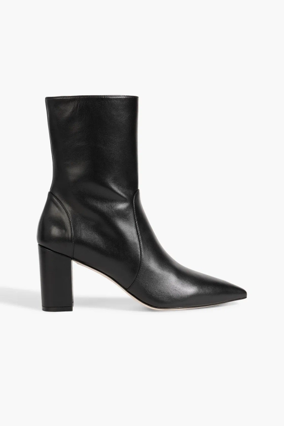 STUART WEITZMAN Linaria 75 leather ankle boots | THE OUTNET