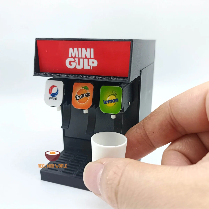 REAL Working Miniature 3in1 Soda Dispenser | Mini Cookwares Shop