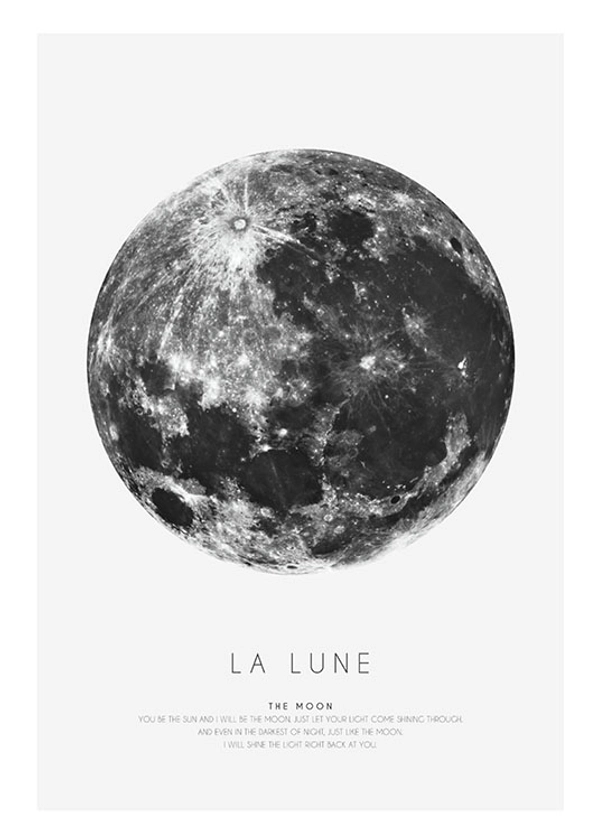 La Lune, Affiche