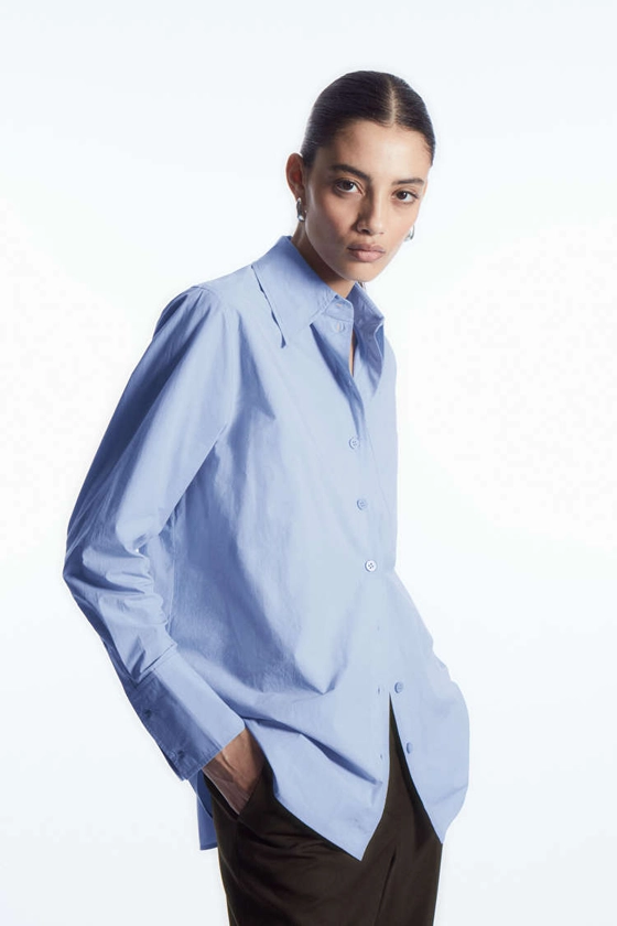 OVERSIZED TAILORED SHIRT - Light blue - COS