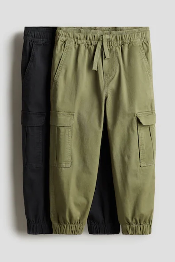 2-pack cargo joggers