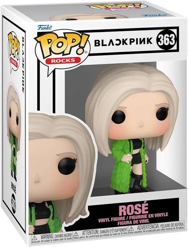 Funko Pop! Rocks: Blackpink - Rose - Figurine en Vinyle à Collectionner - Idée de Cadeau - Produits Officiels - Jouets pour Les Enfants et Adultes - Music Fans