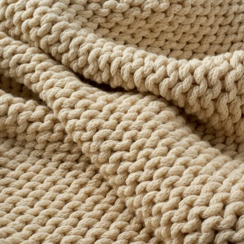 Chunky Knit Throw