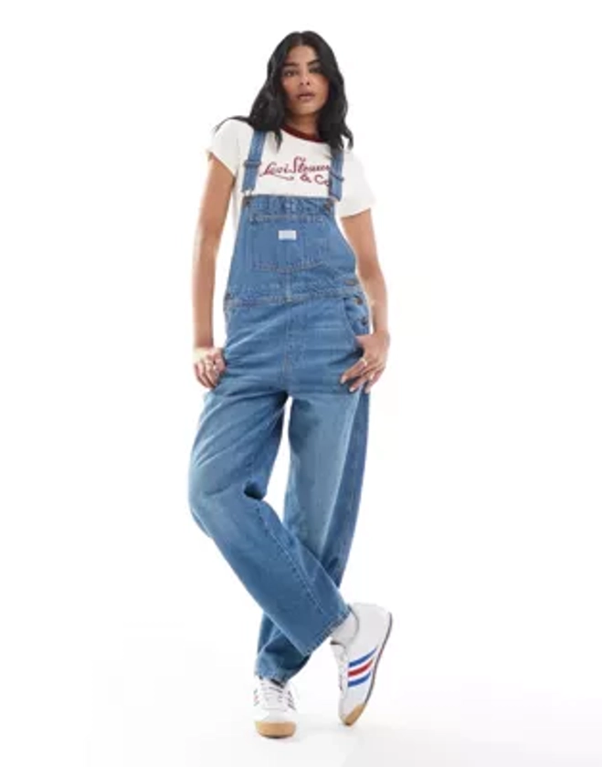 Levi's - Salopette en jean coupe vintage - Bleu clair | ASOS