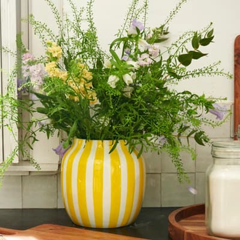 LISTRA Vase multicolore H 22 cm - Ø 22 cm | CASA