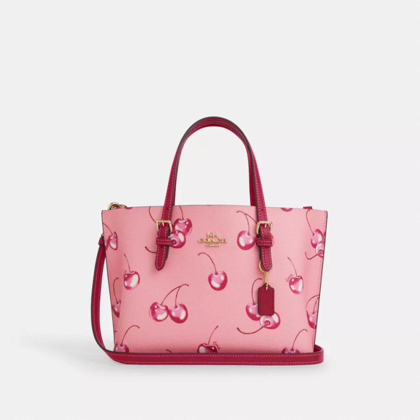 Mollie Tote Bag 25 With Cherry Print