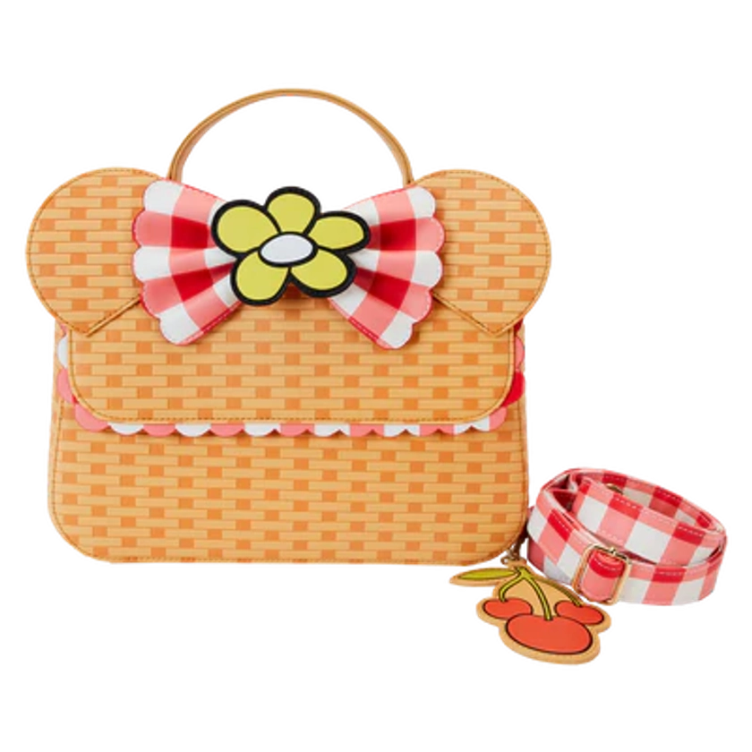 MINNIE MOUSE PICNIC BASKET CROSSBODY BAG - DISNEY