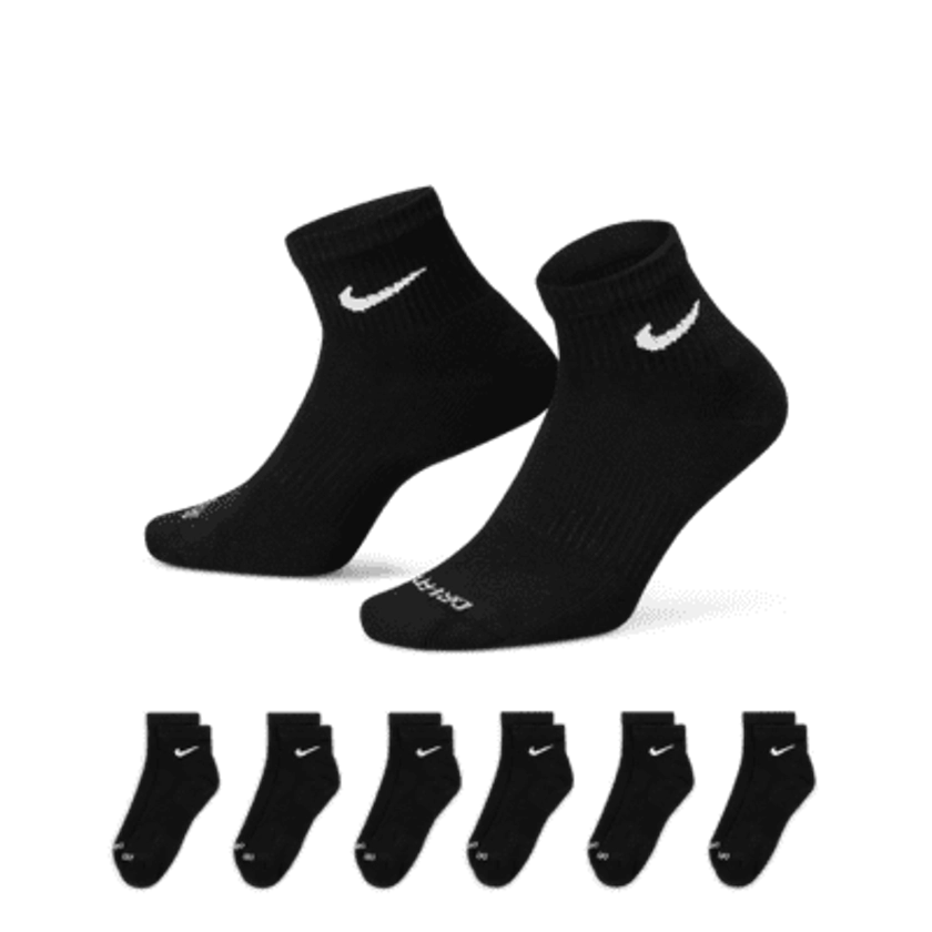 Nike Everyday Plus Cushioned Training Ankle Socks (6 Pairs)