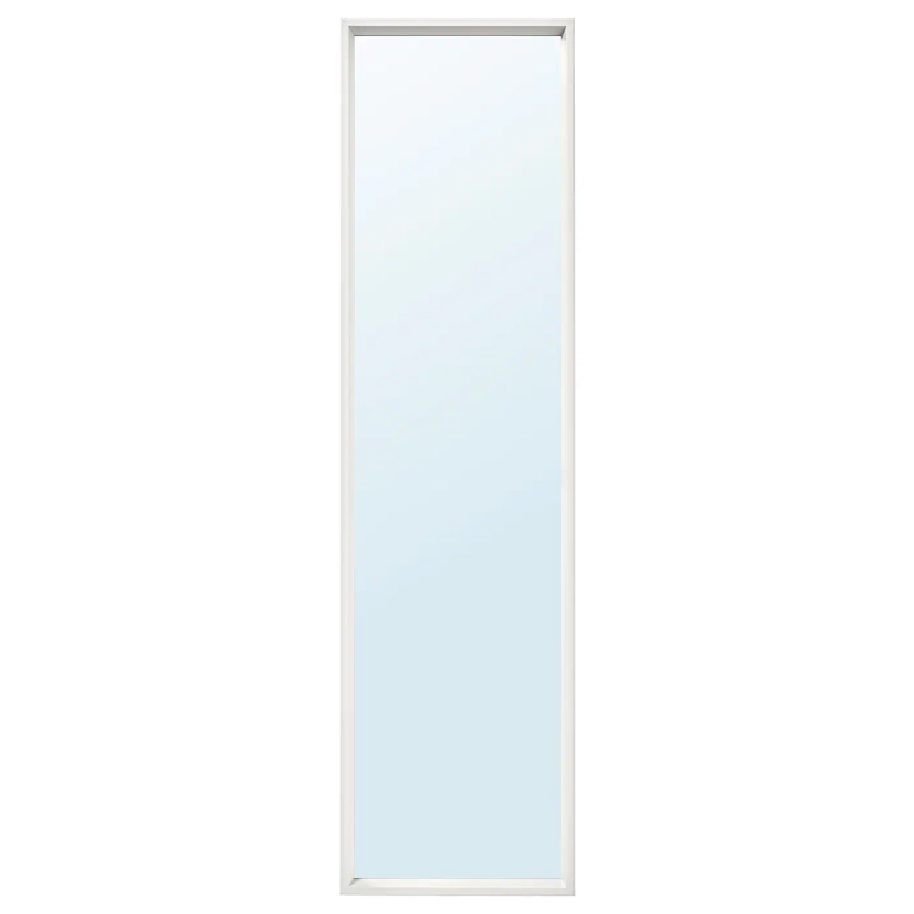 NISSEDAL Espelho, branco, 40x150 cm - IKEA