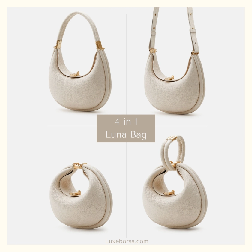 Luxe Borsa Crescent Moon Bag