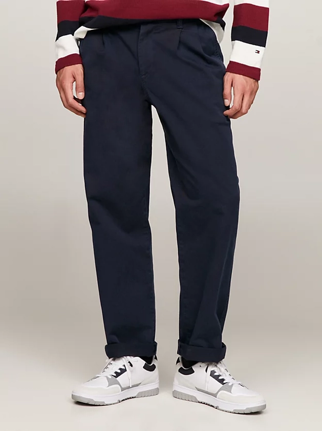 Chino ample Archive à pinces | Bleu | Tommy Hilfiger