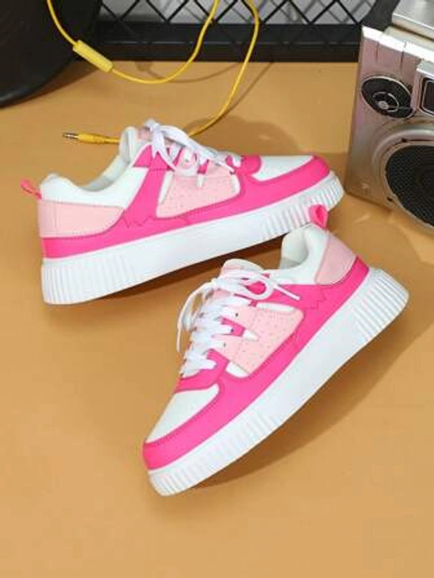 2024 New Flat Heel White Sneakers For Men And Women, Casual Sports Shoes, Fashionable Classic Student Shoes