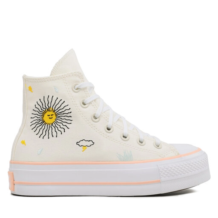 Sneakers Converse Chuck Taylor All Star Lift A03516C Εκρού | epapoutsia.gr