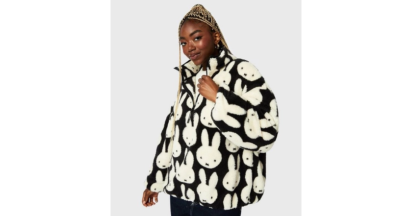 Skinnydip Black Miffy Print Fleece | New Look