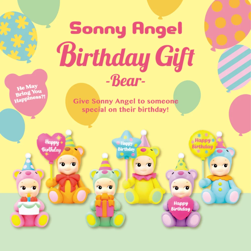 Série Birthday Bear - Sonny Angel France
