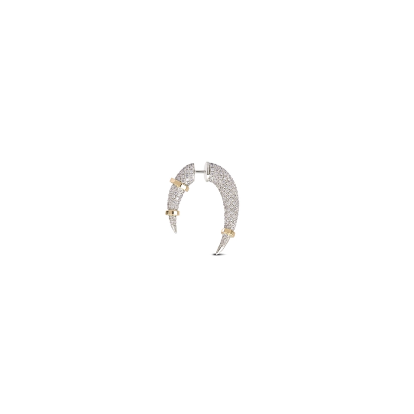 EARRING HORN FULL DIAMONDS – Rainbow K