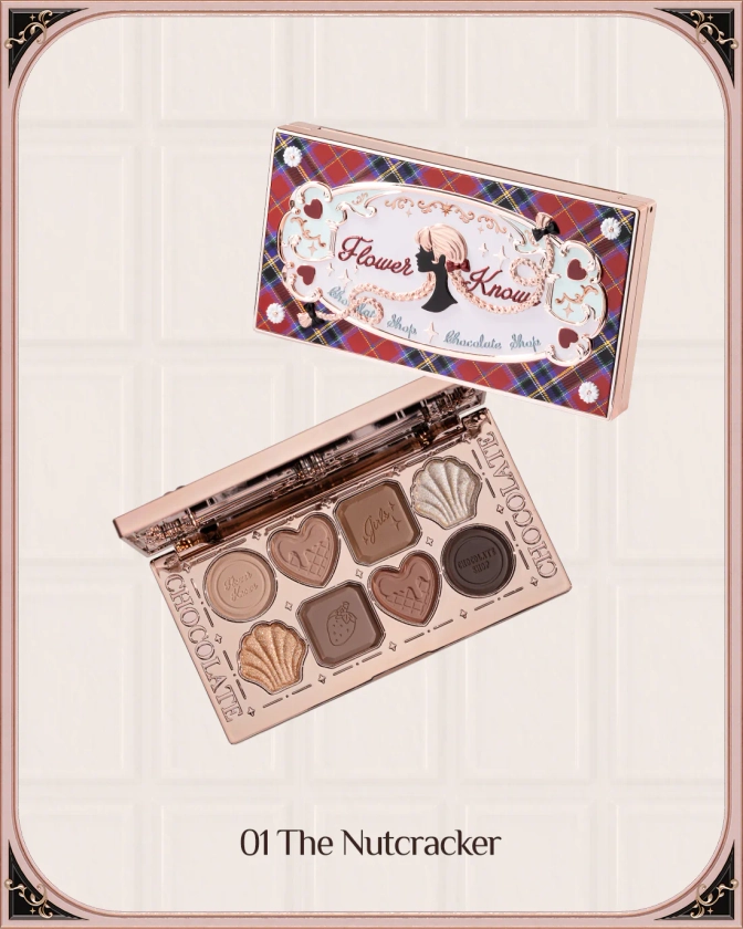 Chocolate Wonder-Shop Eight-Color Eyeshadow Palette