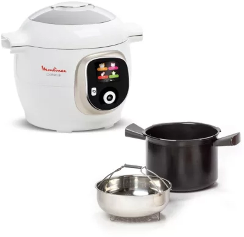 Cookeo MOULINEX 180 recettes CE85BA10 blanc