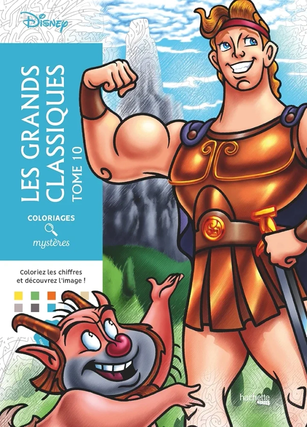 Coloriages mystères Disney - Les Grands classiques Tome 10