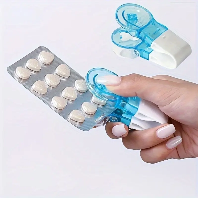 Portable Pill Dispenser Built in Medicine Box - Temu