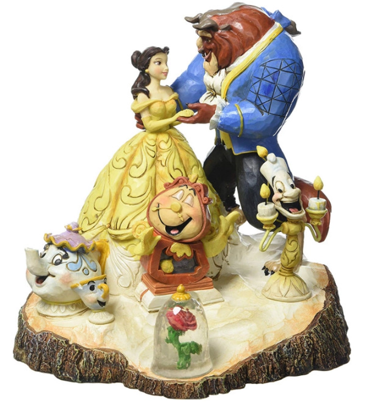 La Belle Et La Bete Disney Traditions Jim Shore