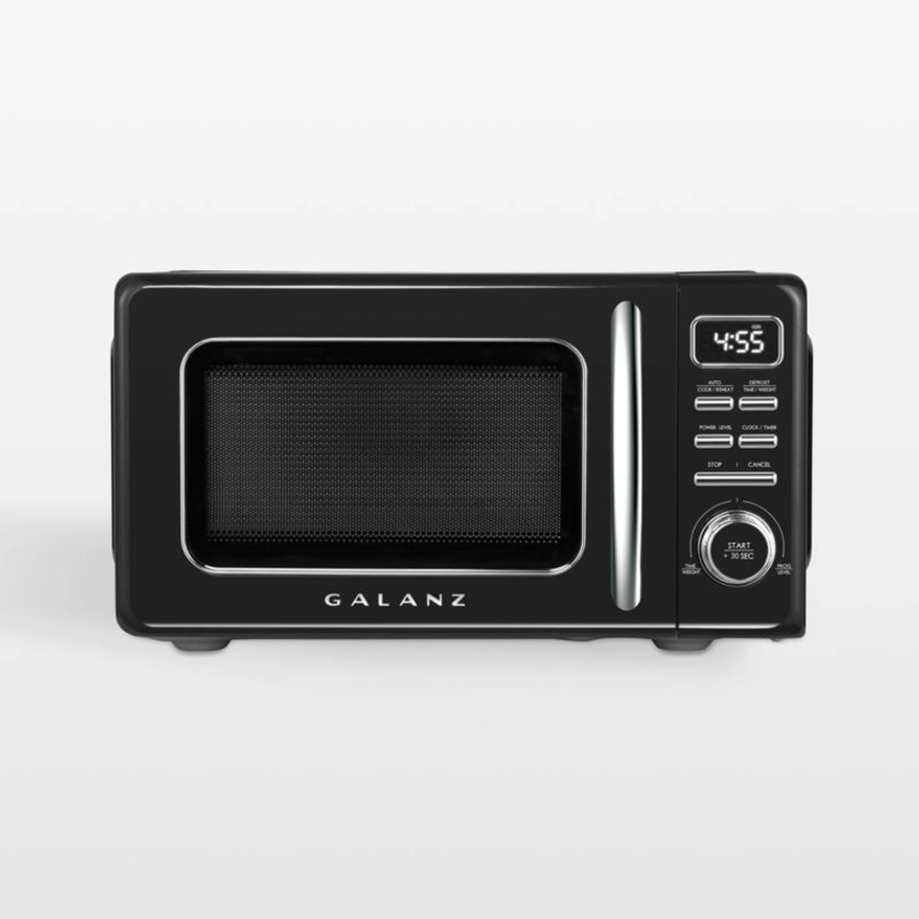 Galanz Gen 2 Retro Black Microwave + Reviews | Crate & Barrel