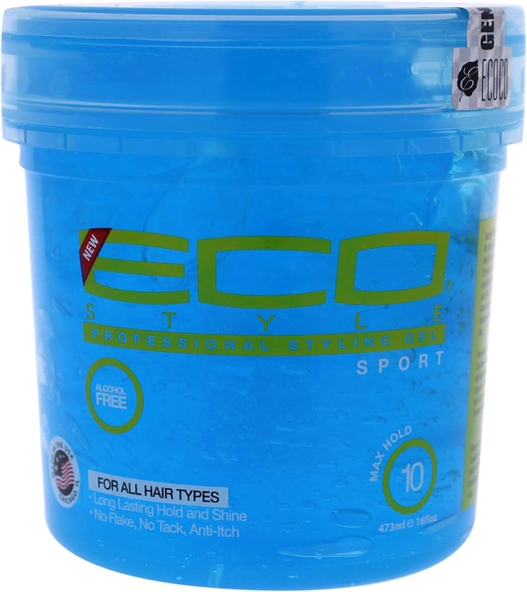 Nvey Eco Styling Gel, Sport, Clean Scent, 16 Fl Oz