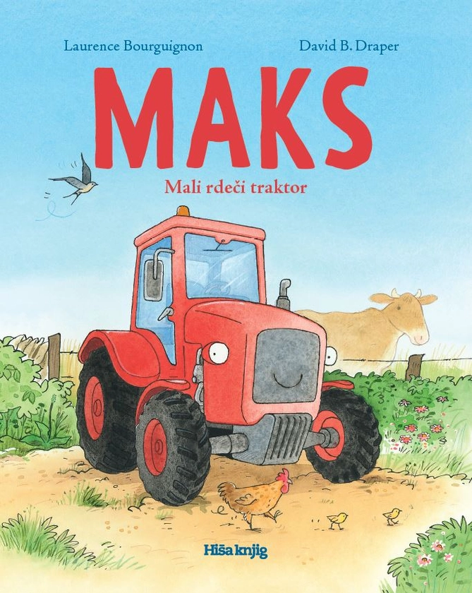 Maks: mali rdeči traktor