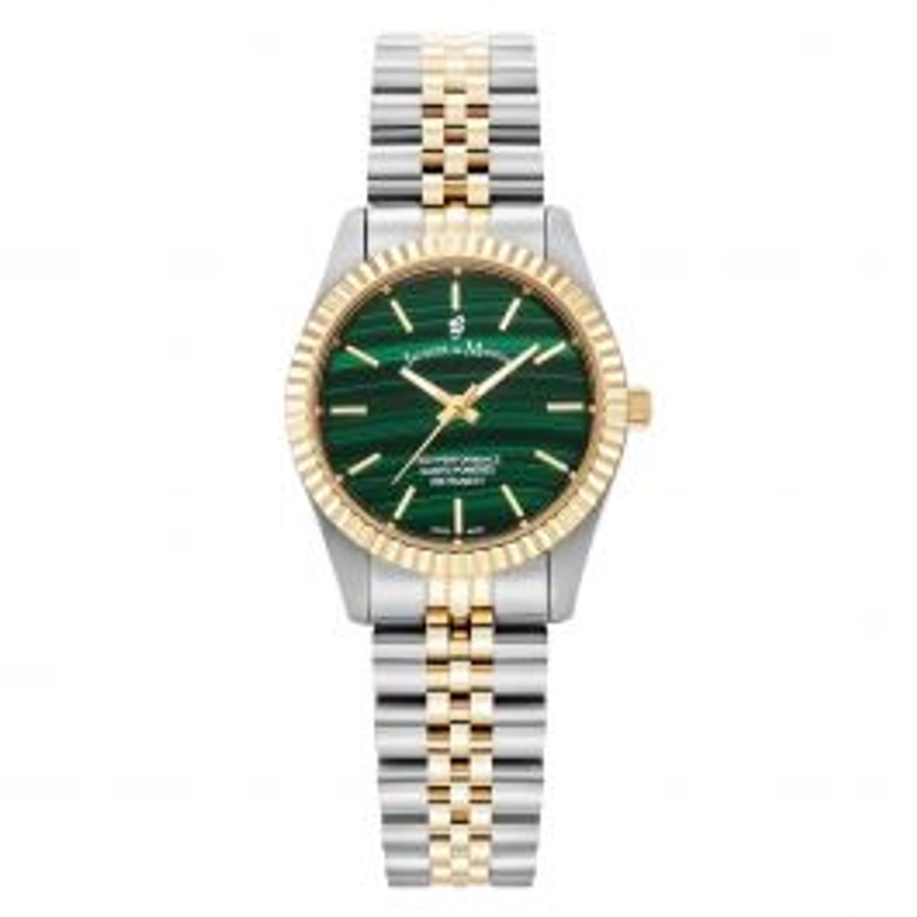 Jacques du Manoir Green Dames Horloge Set JPN05401