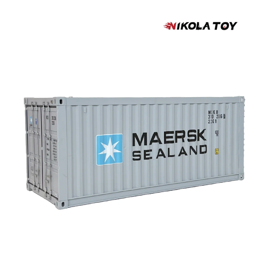 NikolaToy™ MAERSK large-sized container model toy with LED display box(Multiple containers can be connected in series)