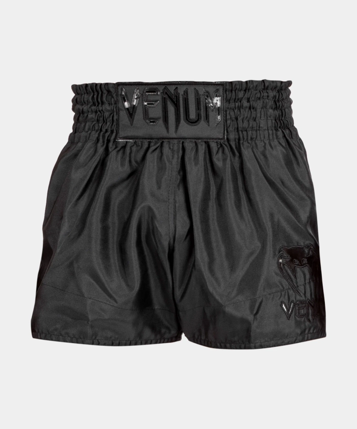 Short de Muay Thai Classic Venum - Noir/Noir - Venum France