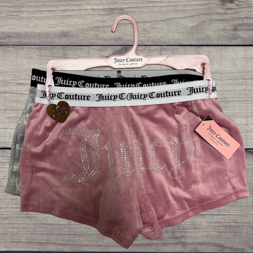 Juicy Couture 2PCK Velour Sleeping Shorts