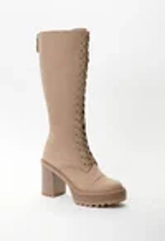 Kitt Lace Up Boot in Portabella - Get great deals at ShoeDazzle