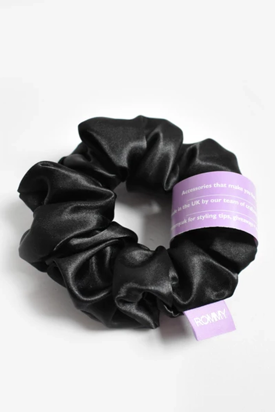 Dakota Black Scrunchie - Various Sizes Regular