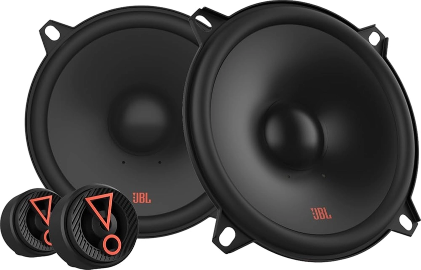 JBL Haut Parleur Voiture Stage3 507CF - Composant Système d'Enceinte Voiture 2 Voies de Harman Kardon - 135 Watts Baffle Pro Sound 13 cm (130 mm) sans Grille et tweeters séparés