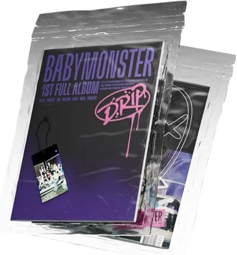 BabyMonster – 1er album complet [Goutte] (version standard) (fermeture éclair ver) + Extra photocards