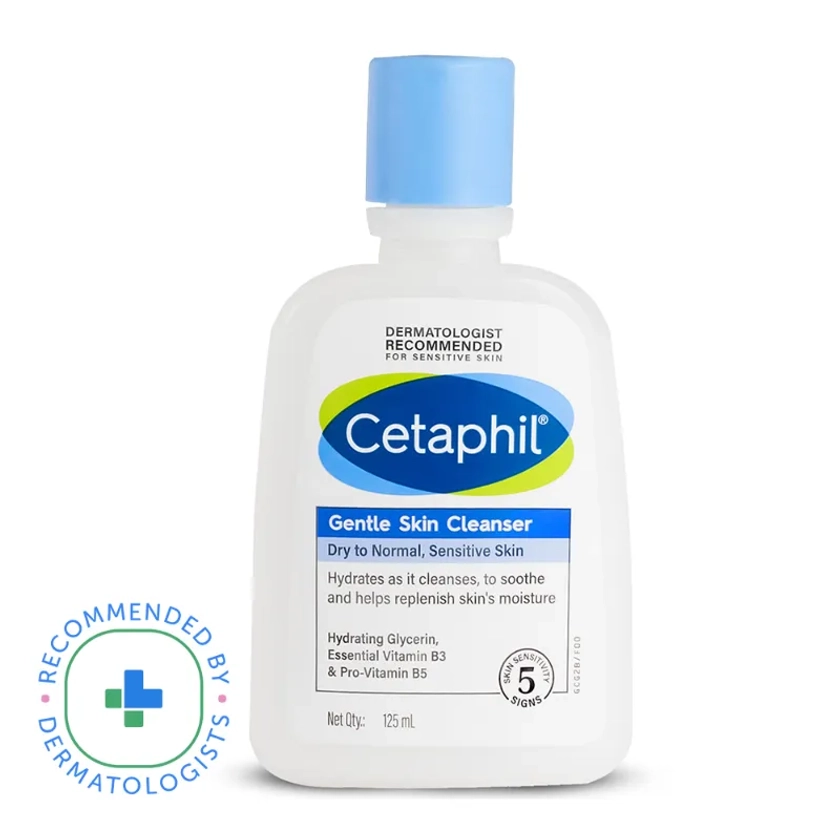 Cetaphil Gentle Skin Cleanser Dry to Normal Skin with Niacinamide Dermatologist Recommended