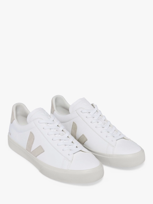 VEJA Campo Leather Suede Detail Trainers