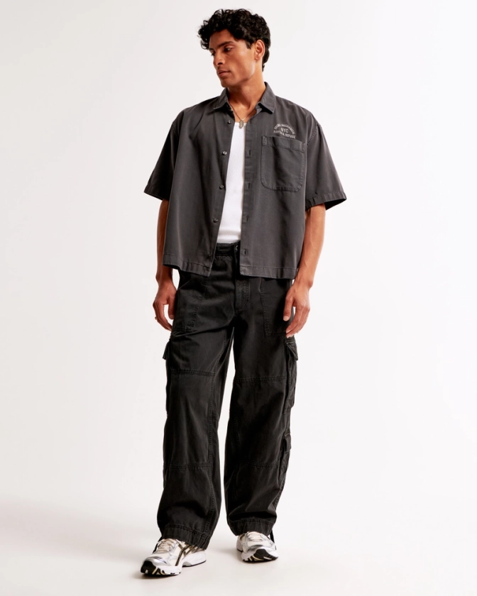 Uomo Pantaloni utility ultra baggy | Uomo Pezzi di sotto | Abercrombie.com