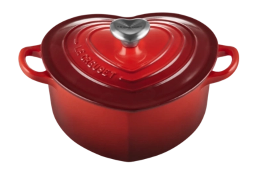 Cocotte Le Creuset Heart Rouge Cerise 20 cm