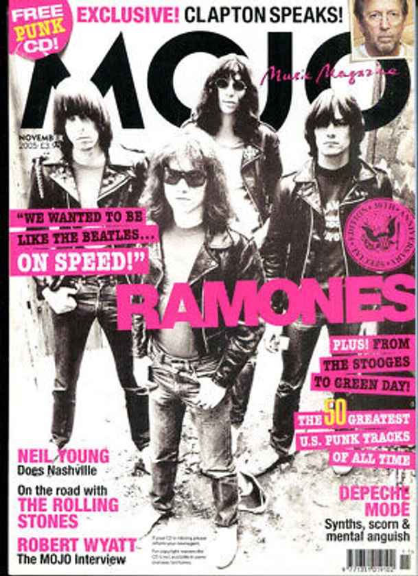 MOJO Music Magazine-November, 2005-The Ramones Cover Story-Clapton, Neil Young | eBay