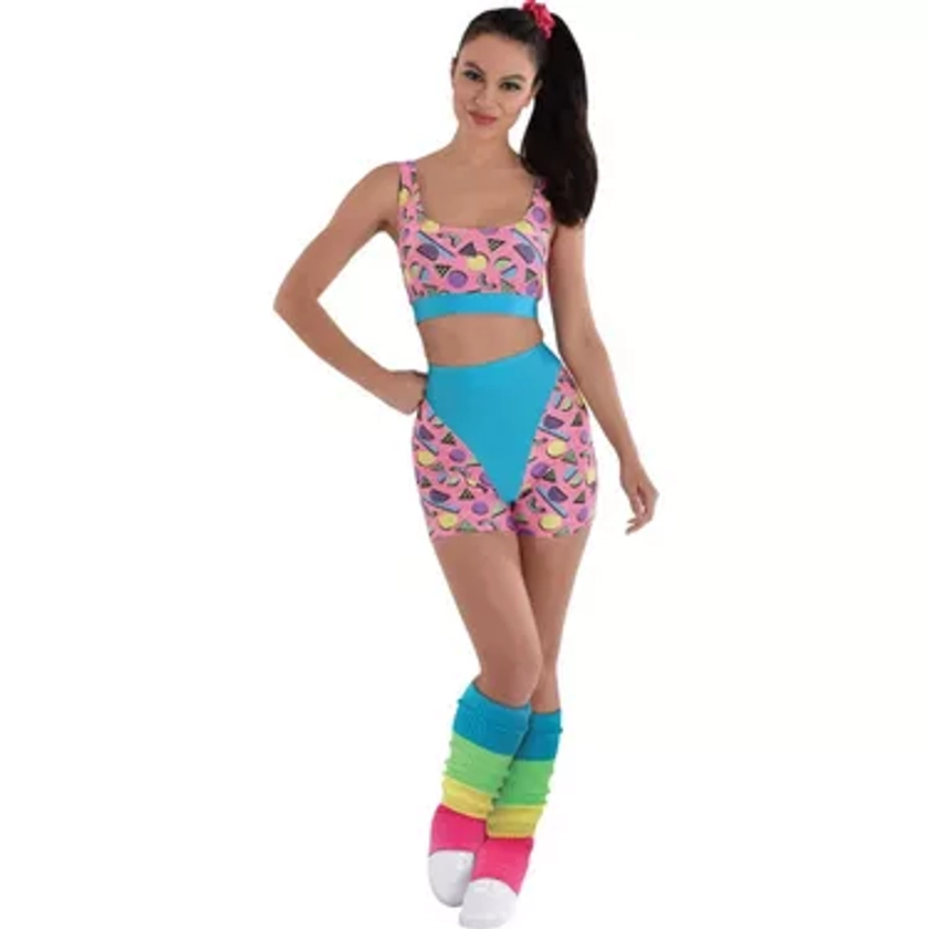 Adult 80s Workout Costume