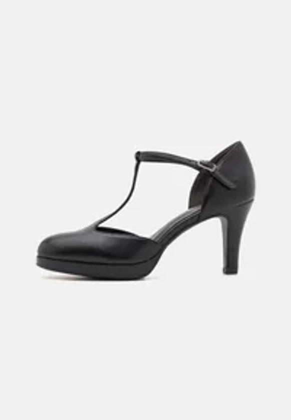 Tamaris Escarpins à talons hauts - black matt/noir - ZALANDO.FR