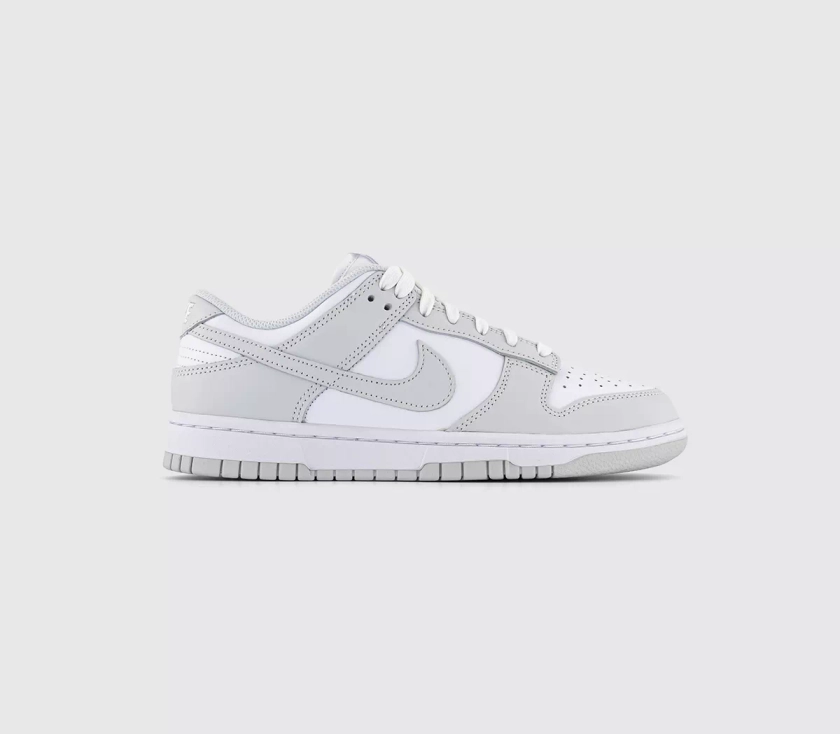 Nike Dunk Low Trainers White Photon Dust White - Nike Dunk 