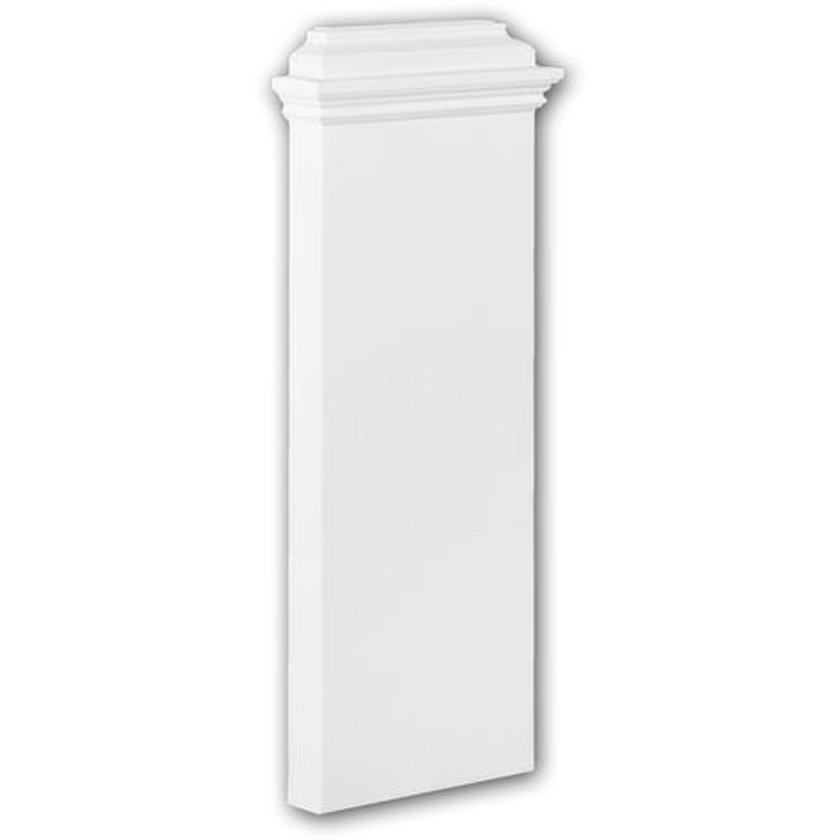 Pied de pilastre 123300 Profhome Élement décorative design intemporel classique blanc