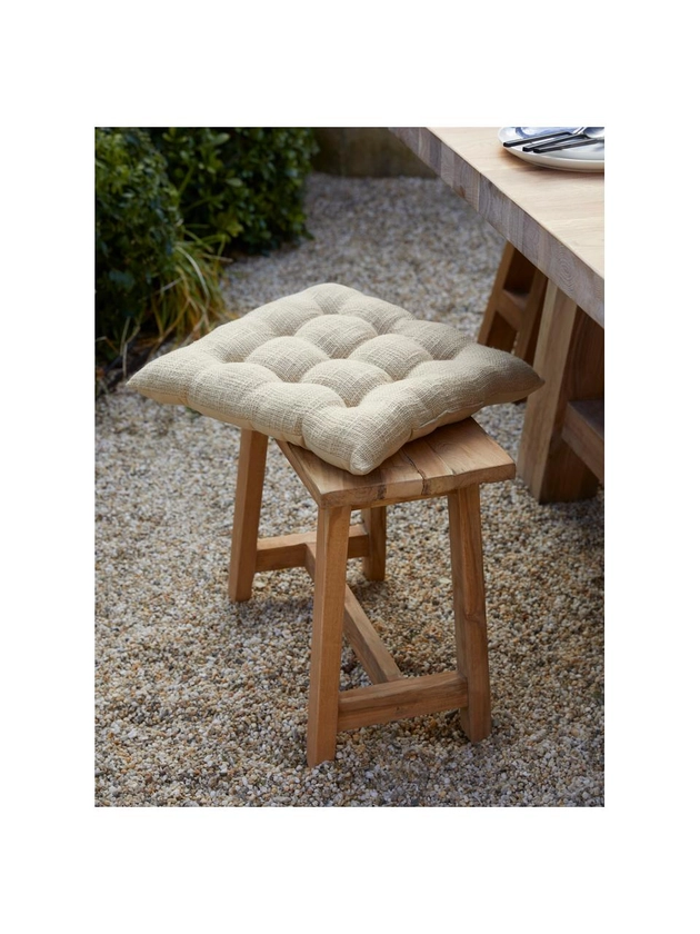 Coussin de chaise en coton Sasha